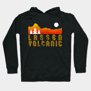 Lassen Volcanic national park retro vintage Hoodie